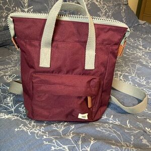 Ori London Bantry Maroon backpack EUC